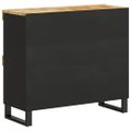 vidaXL Bočná skrinka 85x33x75 cm masívne mangovníkové drevo