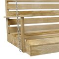 vidaXL Hojdacia lavica 110 cm, impregnovaná borovica
