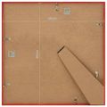 vidaXL Fotorámiky na stenu alebo stôl 3 ks červené 40x40 cm MDF