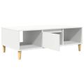vidaXL Konferenčný stolík Biela 102 x 55 x 35 cm Kompozitné drevo