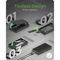 RAIDSONIC ICY Externý box 2x M.2 NVMe, USB-C