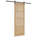 vidaXL Posuvné dvere ORKDAL 83 x 232 cm Borovicový masív