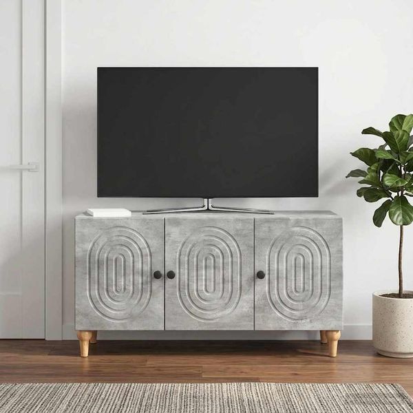 vidaXL TV skrinka Betónovo sivá 99 x 34,5 x 50 cm Kompozitné drevo