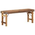 vidaXL lavička Prírodná 110 x 35 x 46 cm Zrecyklované staré drevo