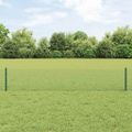 vidaXL Zvarený drôtený plot 10 x 0,4 m PVC potiahnutá oceľ Zelená