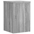 vidaXL Stojany na rastliny 2 ks sivé sonoma 25x25x35 cm kompoz. drevo