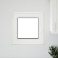 vidaXL Otočné a sklopné okno do suterénu RISOR 60 x 60 cm PVC a sklo