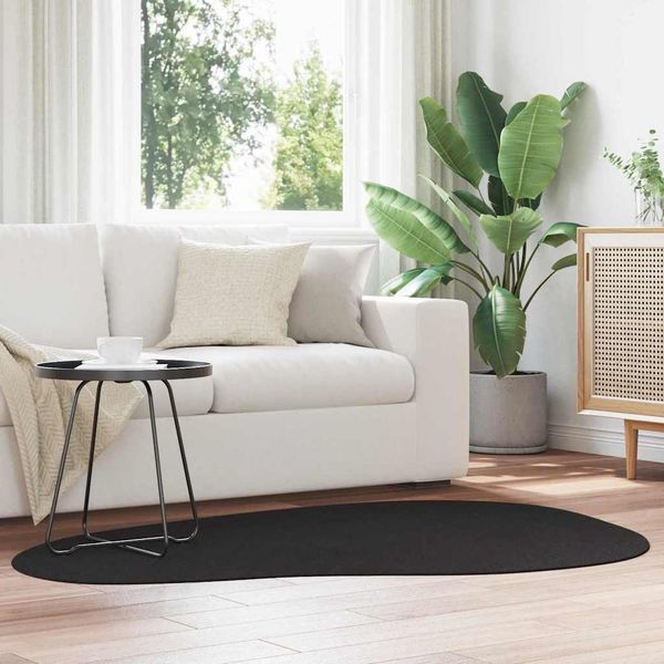 vidaXL Kusové koberce HUARTE Čierna 120 x 170 cm Polyester