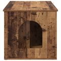 vidaXL Mačka Dom Staré drevo 85 x 55 x 50,5 cm Kompozitné drevo