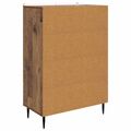 vidaXL Servírovacia skriňa Staré drevo 66 x 34,5 x 97 cm