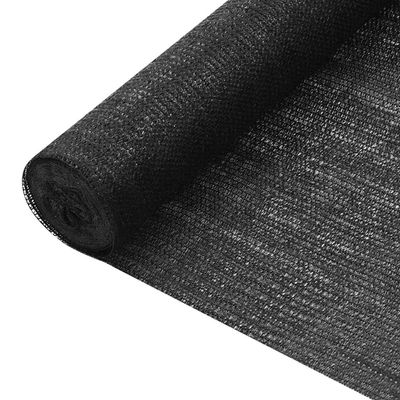 vidaXL Tieniaca sieť čierna 3,6x50 m HDPE 75 g/m²
