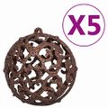 vidaXL Osvetlený umelý vianočný stromček s guľami, zelený 150 cm, PVC
