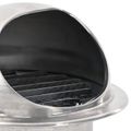 vidaXL Kryty vzduchových ventilátorov 2 ks Strieborná 80 mm