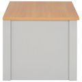 vidaXL Konferenčný stolík sivý 100x50x42 cm