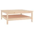 vidaXL Konferenčný stolík 100x100x40 cm masívne drevo borovica
