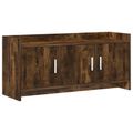 vidaXL TV skrinka 102 x 33 x 47 cm Dymový dub Kompozitné drevo