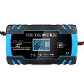 Automatická nabíjačka, mikroprocesorový usmerňovač LTC 12V 8A - 24V 4A modrý