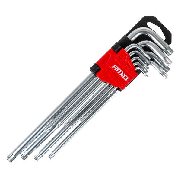Kľúče TORX dlhé 230 mm 9 ks TKL