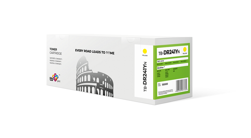 Valec TB kompatibilný s Brother DR-241CL žltá 100% new