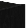 vidaXL TV nástenná skriňa 80 x 35 x 31 cm Čierny dub Kompozitné drevo