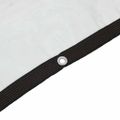 vidaXL Priehľadná plachta s okami 4x6 m Polyetylén