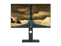 P Series - LED monitor - 24" (23.8" zobraziteľný) - 2560 x 1440 QHD @ 75 Hz - IPS - 320 cd/m² - 1000:1 - 6 ms - HDMI, DisplayPort, USB-C
