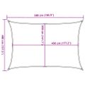 vidaXL Tieniaca plachta 160 g/m² obdĺžniková piesková 4x5 m HDPE