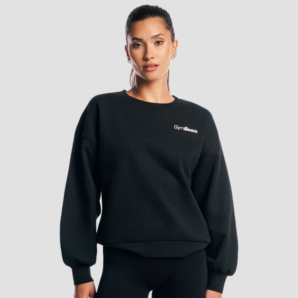 Dámska mikina Base Black - GymBeam, veľkosť XS