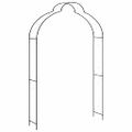 vidaXL Záhradná pergola čierna 150x34x240 cm železná