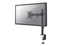 Montážna sada (úchyt na stôl) - plný pohyb - pre plochý panel - čierna - veľkosť obrazovky: 10"-32" - upevnenie svorkou, priechodka