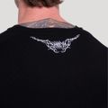 Tričko Tribal Ribbed Black - GymBeam, veľkosť L