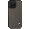 Puzdro Mercedes pre iPhone 16 Pro Max 6,9" MEHCP16X23RBCSB Hardcase MB Curved Stitches Kožená hnedá