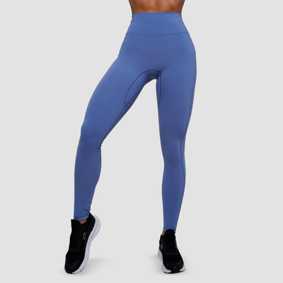 Dámske legíny FIT Steel Blue - GymBeam, veľkosť XXL, veľkosť oblečenia XXL