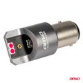 LED CANBUS PRO series BAY15D P21/5W 4x3030 SMD Red 12/24V AMIO-03586