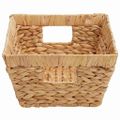 vidaXL Úložné košíky 2 ks Vodný hyacint 38 x 28 x 15 cm Prírodná