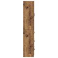 vidaXL Sada skríň 2 ks 66 x 34,5 x 87 cm Kompozitné drevo Staré drevo