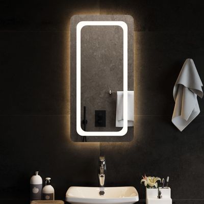 vidaXL LED kúpeľňové zrkadlo 40x80 cm
