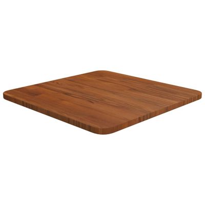 vidaXL Štvorcová stolová doska tmavohnedá 40x40x1,5 cm lakovaný dub
