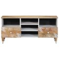 VidaXL TV skrinka 100x33,5x46 cm Masívne drevo Mango