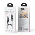 Yesido cable CA185 240W type-c/type-c 1,2m 5A čierny