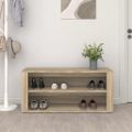 vidaXL Regál na topánky dub sonoma 100x35x45 cm spracované drevo