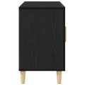 vidaXL Komoda, čierny dub 100x36x60 cm, imitácia dreva