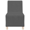 vidaXL Bezrúčková modulárna sofa jednotka 3 ks Tmavo šedá