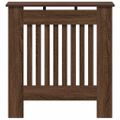 vidaXL Kryt radiátora Hnedý dub 78 x 19 x 81,5 cm Kompozitné drevo
