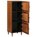 vidaXL Highboard Orech 40 x 33 x 110 cm Masívne mango drevo