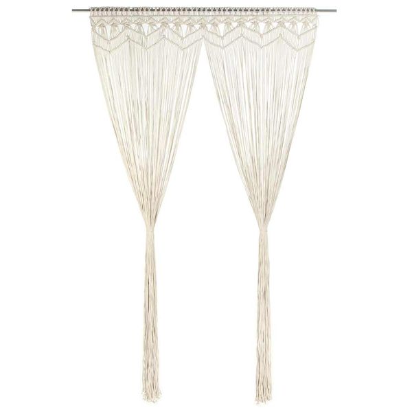 vidaXL Záclona macrame 140x240 cm bavlna