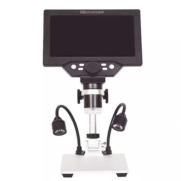 W-Star Digitálny Mikroskop LCD 7”, DM1200xLCD prísvit, stojan, čierna, CZ menu