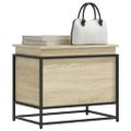 vidaXL Úložný box s vekom sivá sonoma 60x40x51,5 cm kompozitné drevo