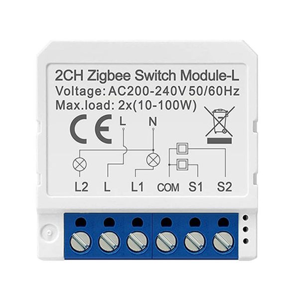 Smart Switch Module AVATTO LZWSM16-W2 ZigBee Tuya