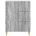 vidaXL Servírovacia skriňa Sivý Sonoma 66 x 34,5 x 90 cm